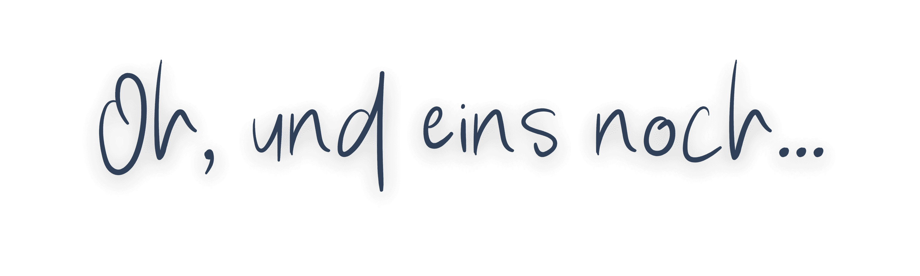 Oh, und eins noch - Salespage