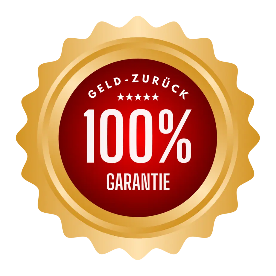 Gradient Money Back Guarantee Circle Sticker