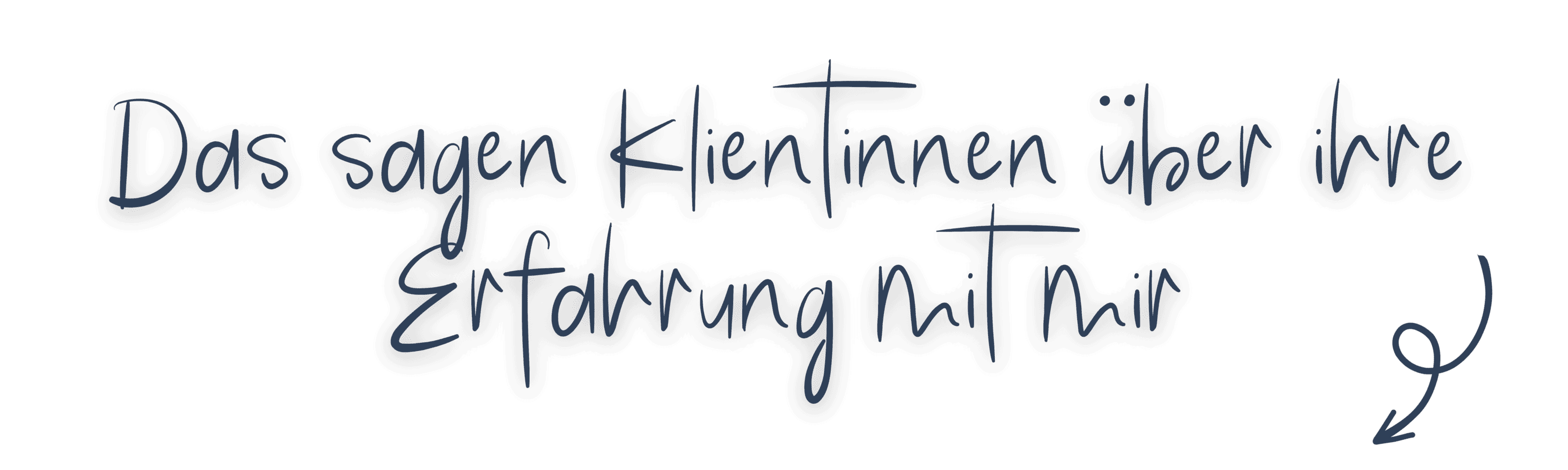 Das sagen Klientinnen - Salespage